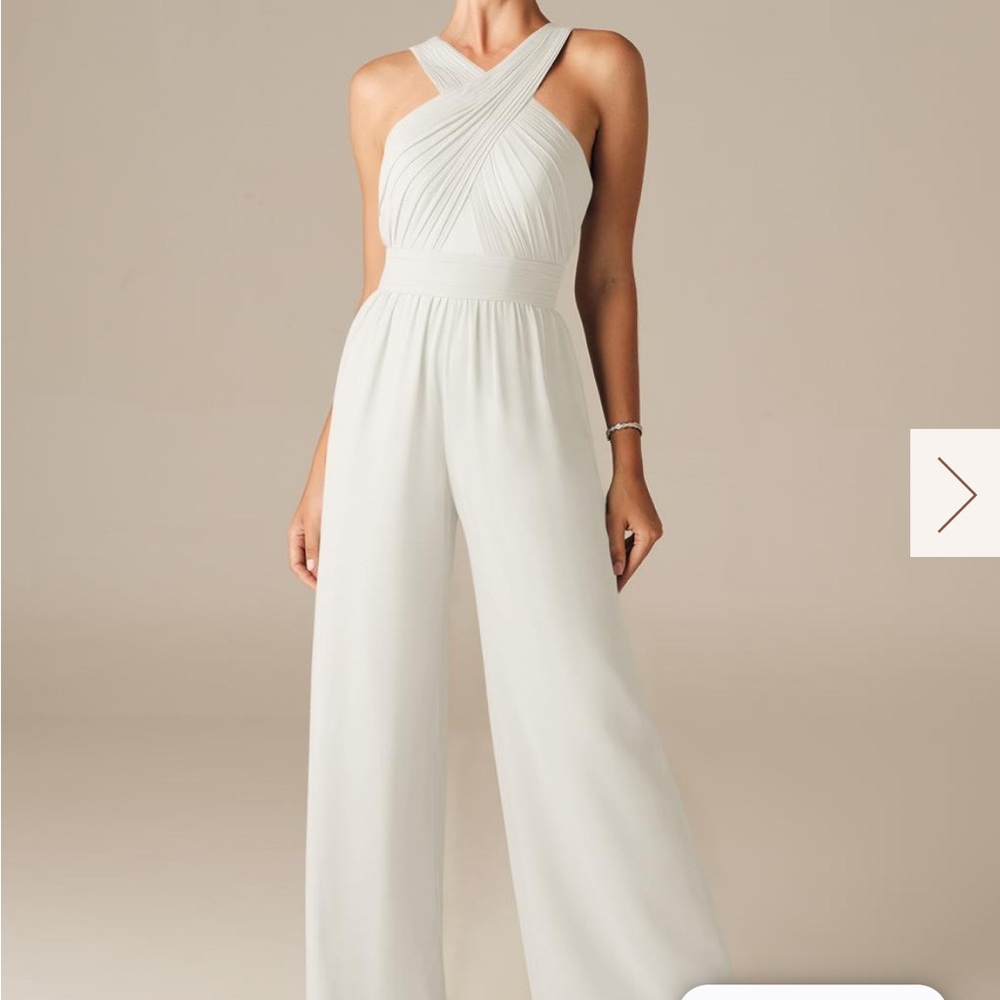 Ivory white bridal jumpsuit, never worn